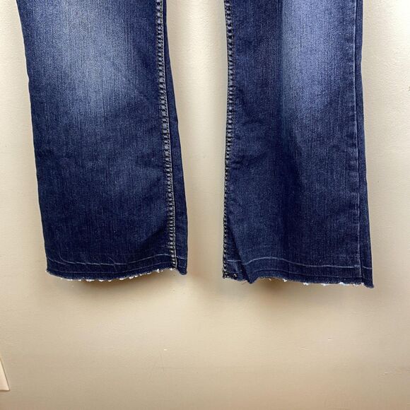 Silver Jeans Suki Surplus Jeans Womens 36x32 Bootcut Stretch‎ Distressed Denim - Picture 3 of 15